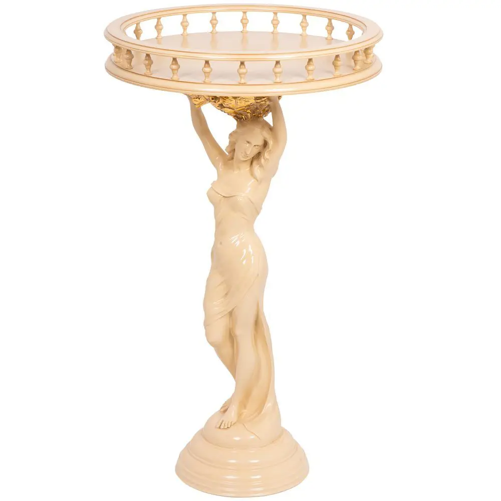 Фото 3 Столик декоративный Bogacho 13021/АС/450/2Ас Валерия бежевый 45 см Фото 3 Столик декоративный Bogacho 13021/АС/450/2Ас Валерия бежевый 45 см