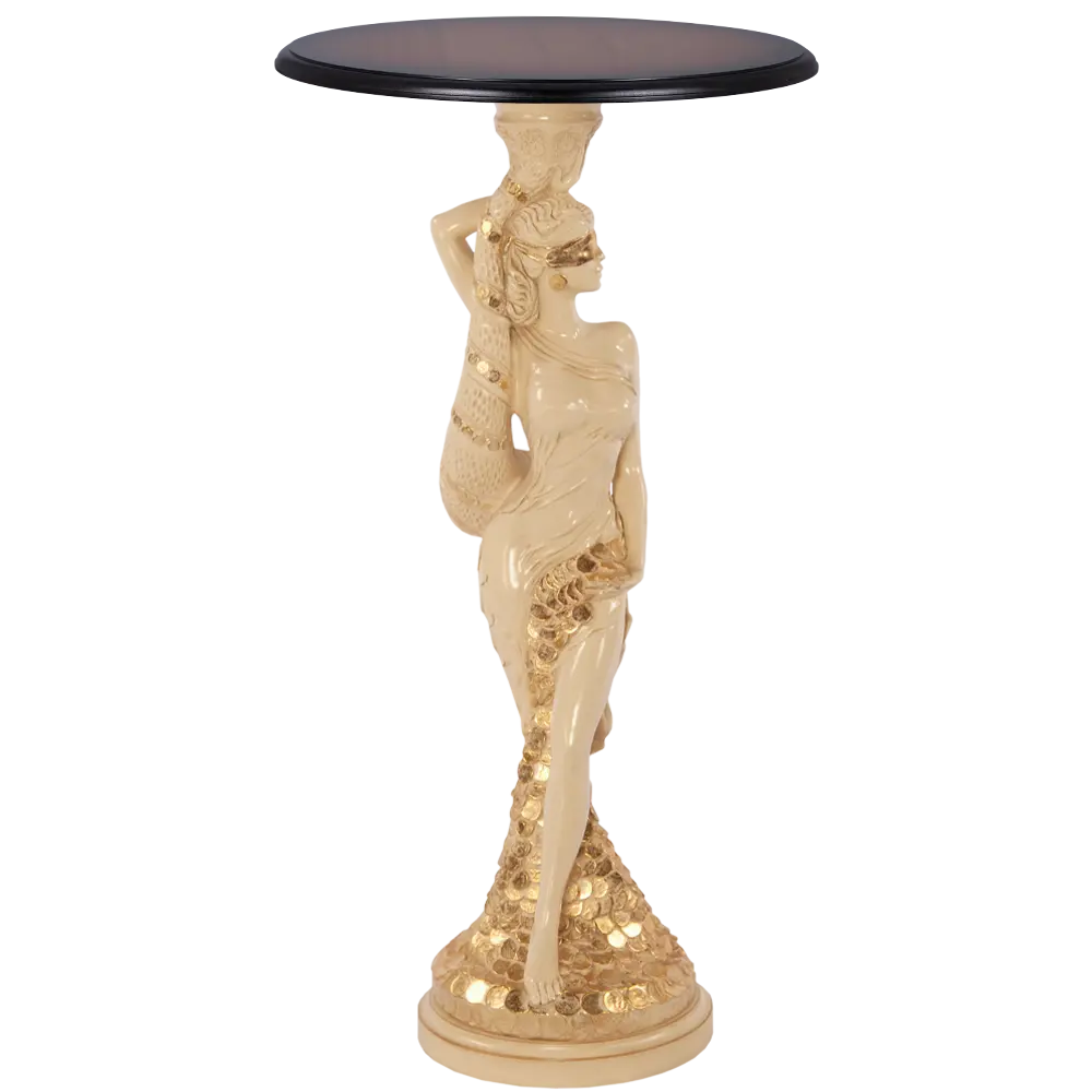 Фото Столик декоративный Bogacho 13056/АС/450Орех Фортуна бежевый 45 см Фото Столик декоративный Bogacho 13056/АС/450Орех Фортуна бежевый 45 см