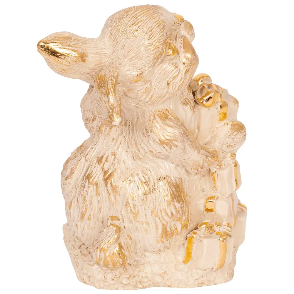 Фото 3 Статуэтка Bogacho Кролик Льюис из мрамора кремовый Фото 3 Статуэтка Bogacho Кролик Льюис из мрамора кремовый