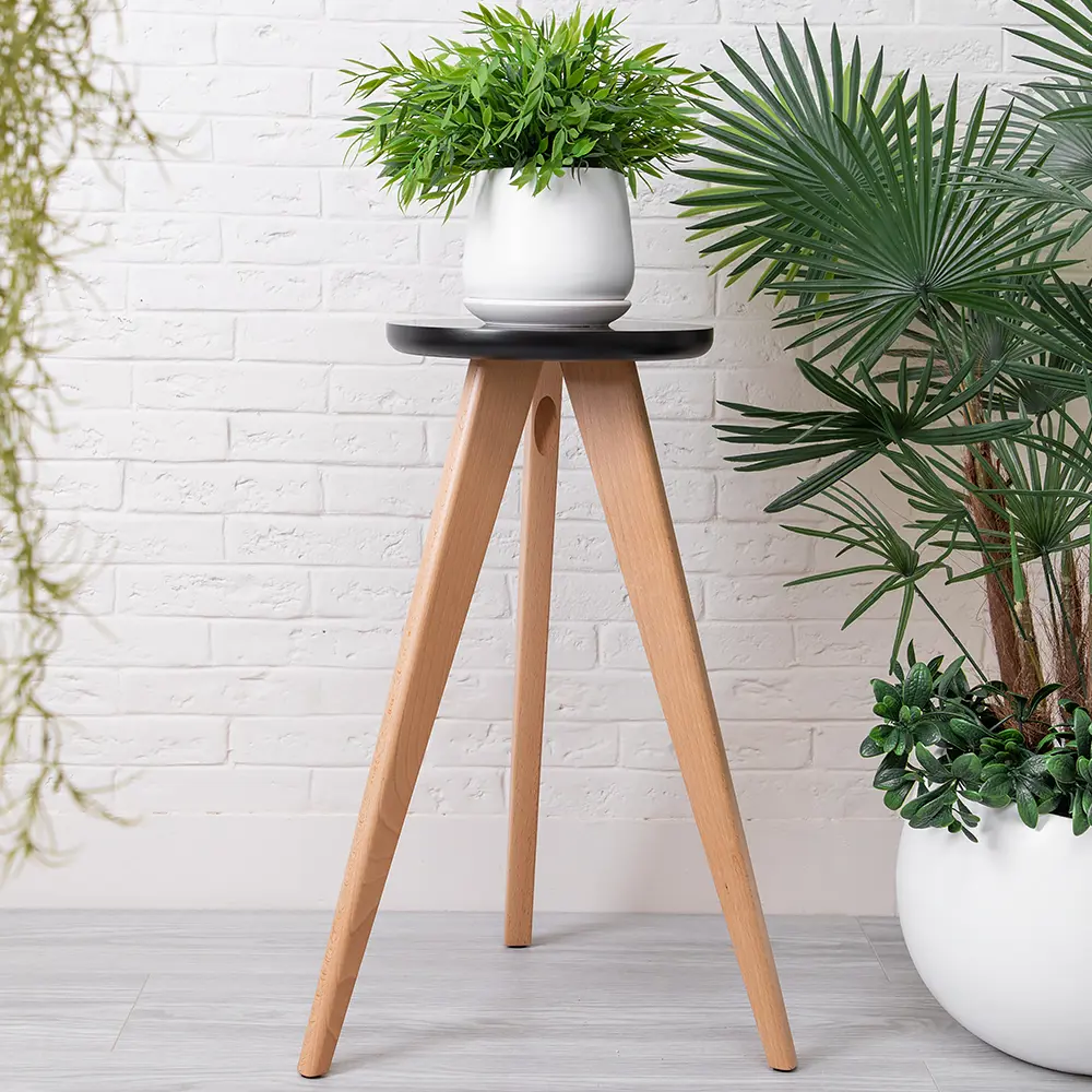 Фото Подставка для цветочных горшков AIM 11679/чёрный Эко чёрный Фото Подставка для цветочных горшков AIM 11679/чёрный Эко чёрный