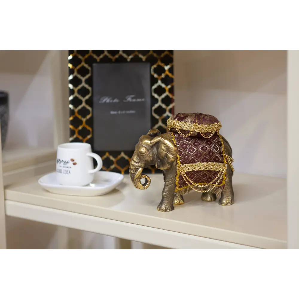 Фото 8 Статуэтка из мрамора Bogacho игольница Слон бронзовый