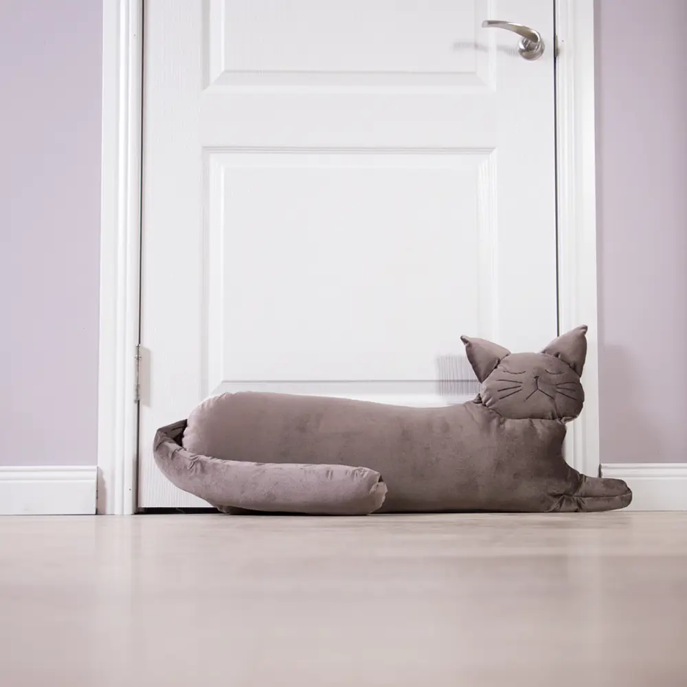 Фото 3 Декоративная подушка Кошка соня 74335_коричневый Bogacho 38 см цвет коричневый Фото 3 Декоративная подушка Кошка соня 74335_коричневый Bogacho 38 см цвет коричневый