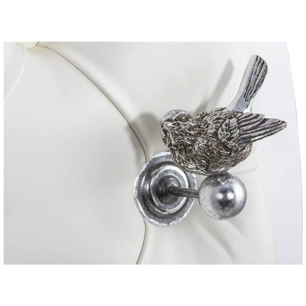 Фото Вешалка настенная 5 крючков 88x128x16 см BOGACHO Квин цвет белый