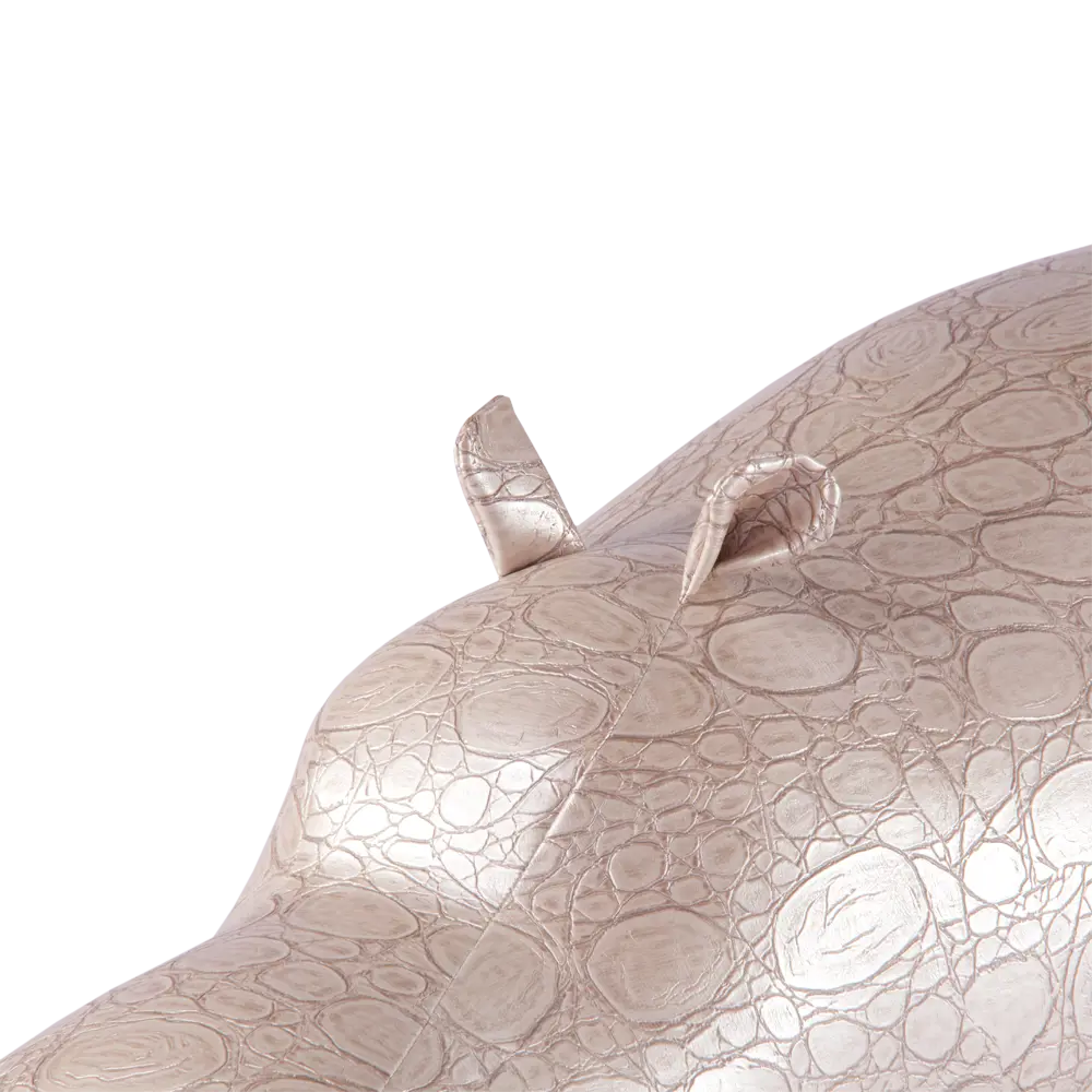 Фото 2 Пуф 34x43x34 см Bogacho Бегемот цвет светло-розовый