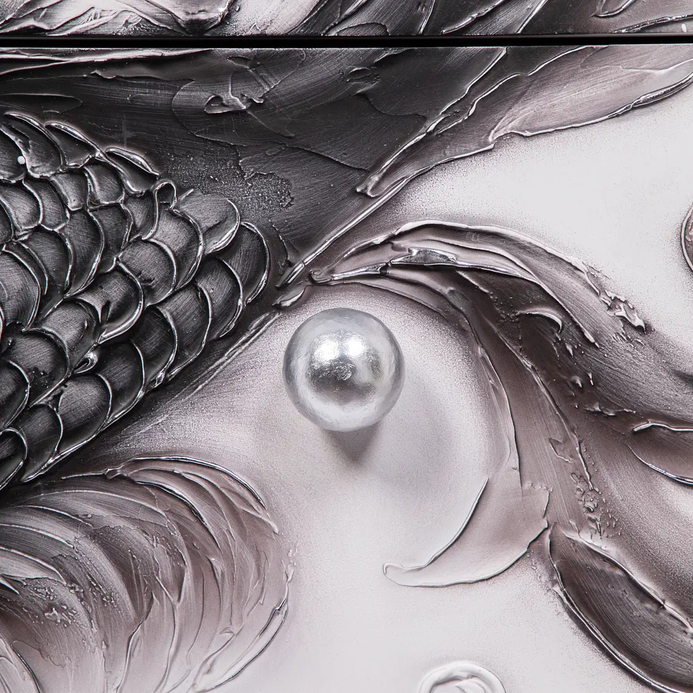 Фото 2 Комод Bogacho 3 ящика 84x48x108 см МДФ цвет бежевый 11666