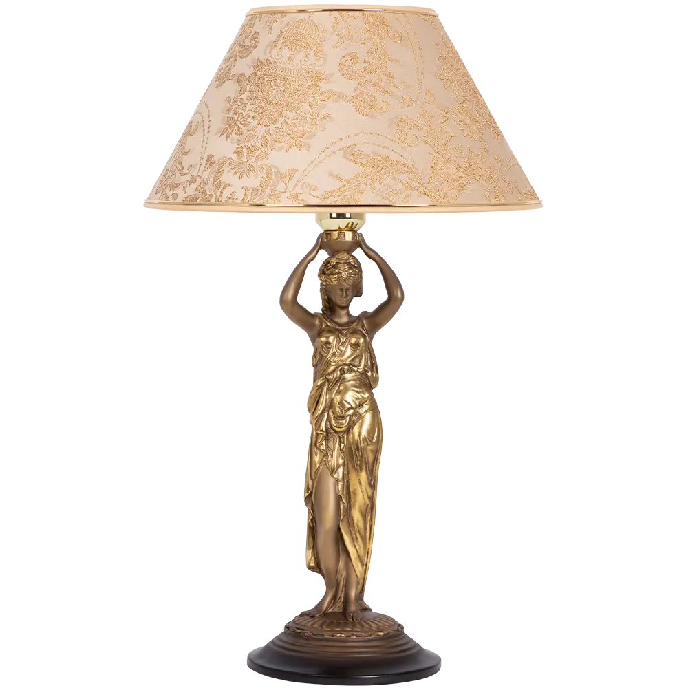 Фото Настольная лампа BOGACHO СБ-68/Б/Антиквайт Гречанка цвет бежевый Фото Настольная лампа BOGACHO СБ-68/Б/Антиквайт Гречанка цвет бежевый