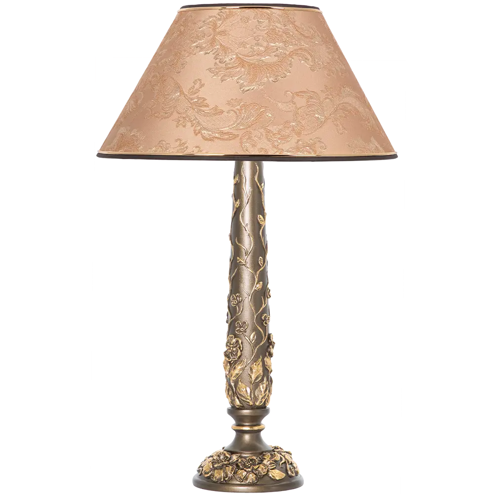 Фото Настольная лампа BOGACHO Лето СБ-183/Б/Каледония мокко цвет бронза Фото Настольная лампа BOGACHO Лето СБ-183/Б/Каледония мокко цвет бронза