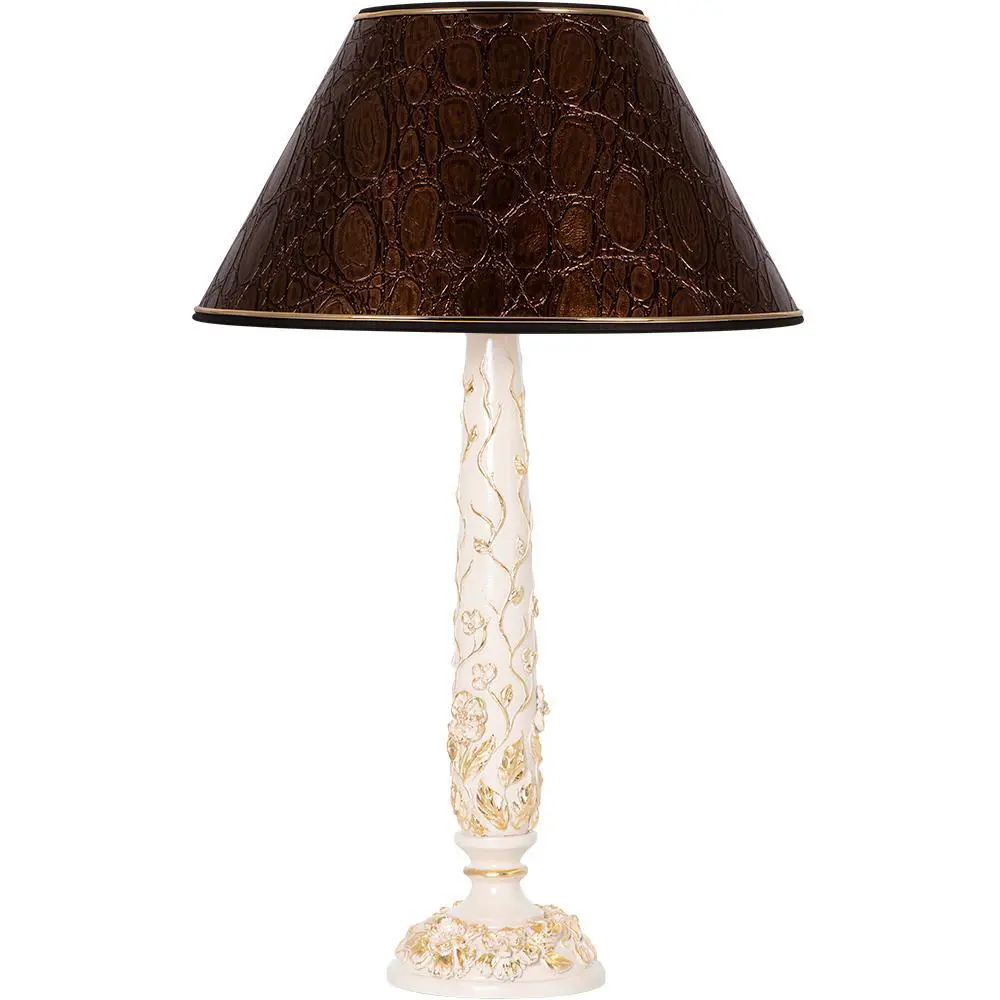 Фото Настольная лампа BOGACHO Лето СБ-183/АС/Глоси/золото цвет бежевый