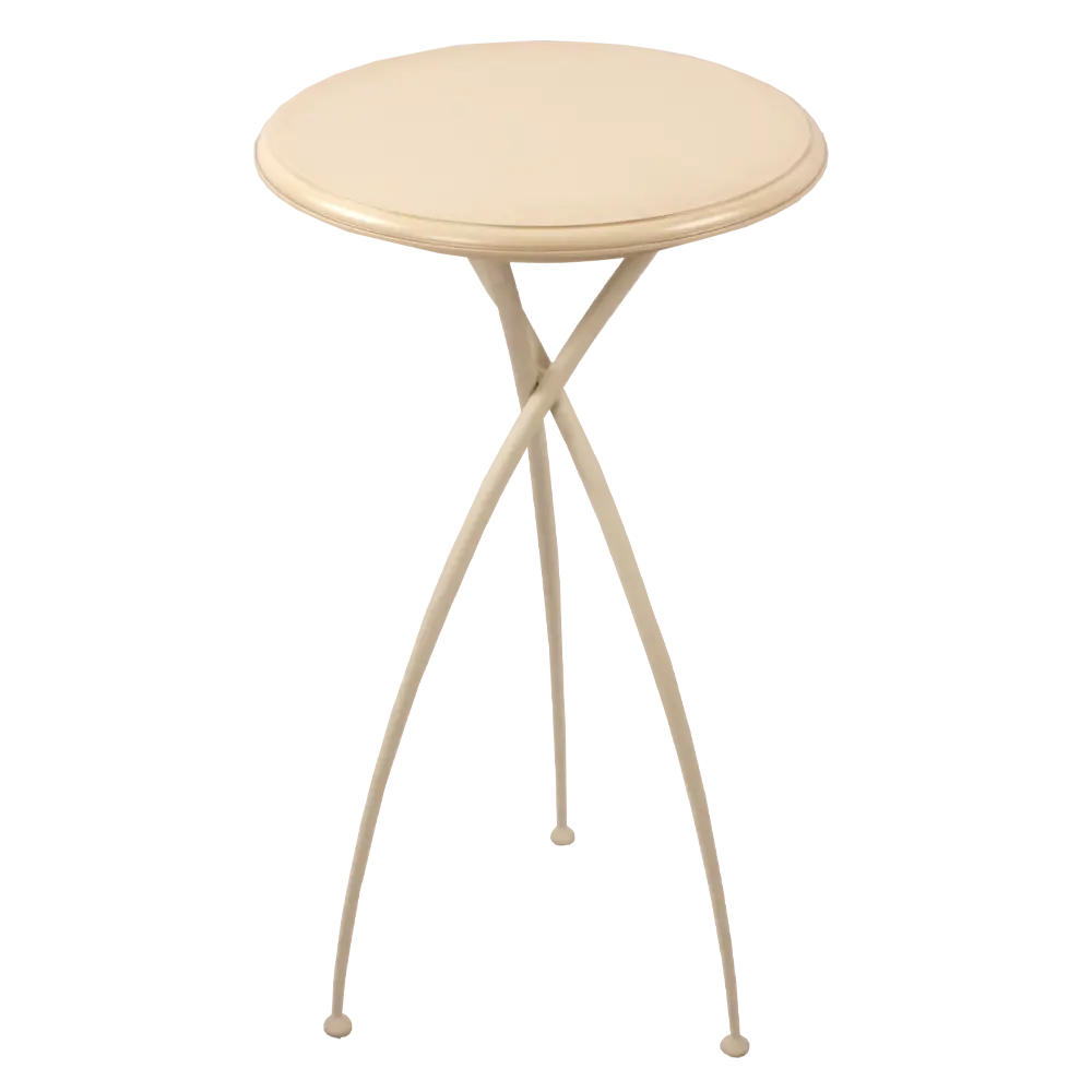 Фото Кованая подставка Bogacho Шанель-1 выСота 70 см бежевая