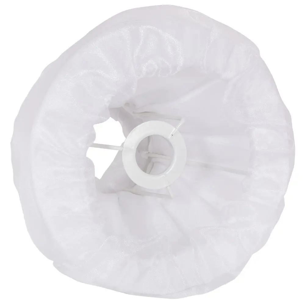 Фото 3 Абажур BOGACHO Мадлен 34001/белый E14 цвет белый Ø20 см Фото 3 Абажур BOGACHO Мадлен 34001/белый E14 цвет белый Ø20 см