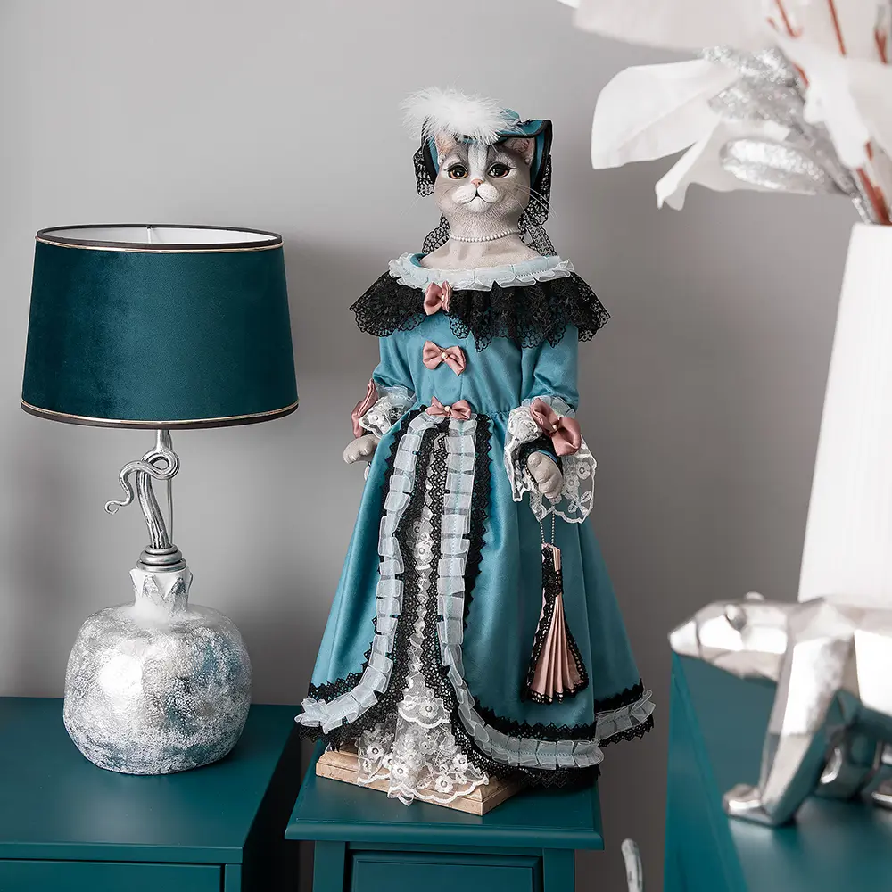 Фото 8 Коллекционная игрушка Bogacho Кошка Элеонора ручная работа Фото 8 Коллекционная игрушка Bogacho Кошка Элеонора ручная работа