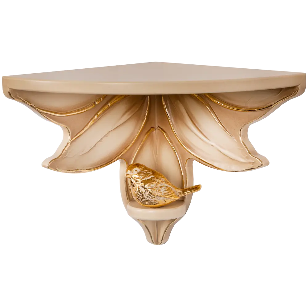 Фото 5 Полка настенная 18x18 см BOGACHO Зарничка МДФ цвет бежевый