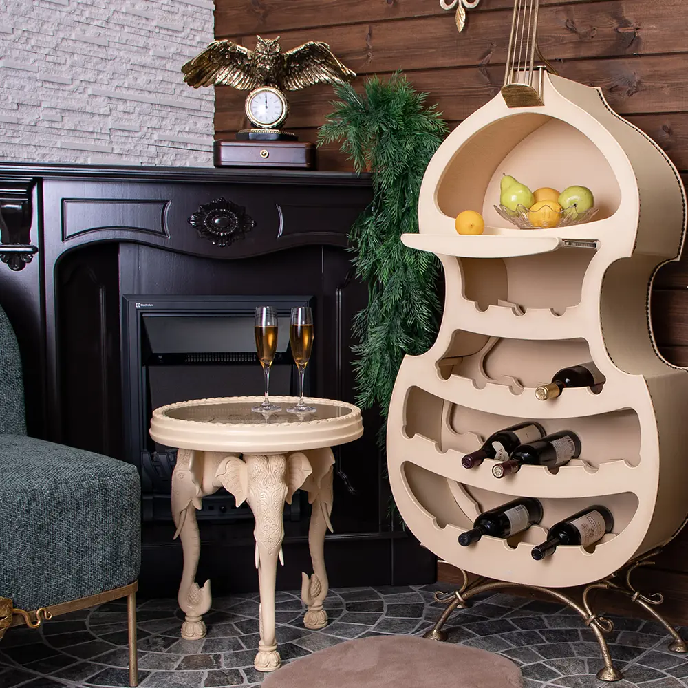 Фото 3 Часы настольные Bogacho Флайт бронзового цвета