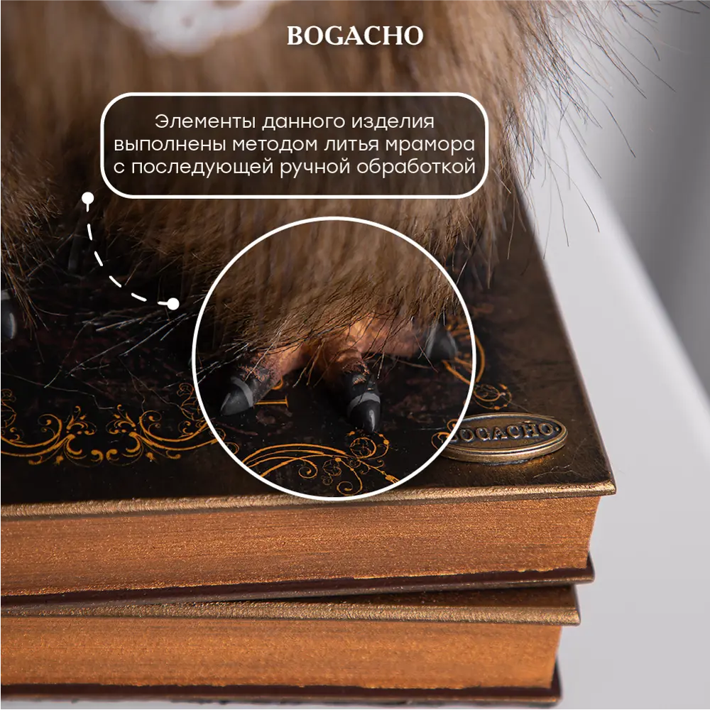 Фото 3 Коллекционная игрушка Bogacho Филин Барон Лейтон ручная работа