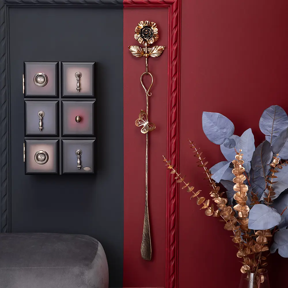 Фото 2 Крючок-вешалка Bogacho Роза Прованса Баккара цвет бронзовый Фото 2 Крючок-вешалка Bogacho Роза Прованса Баккара цвет бронзовый