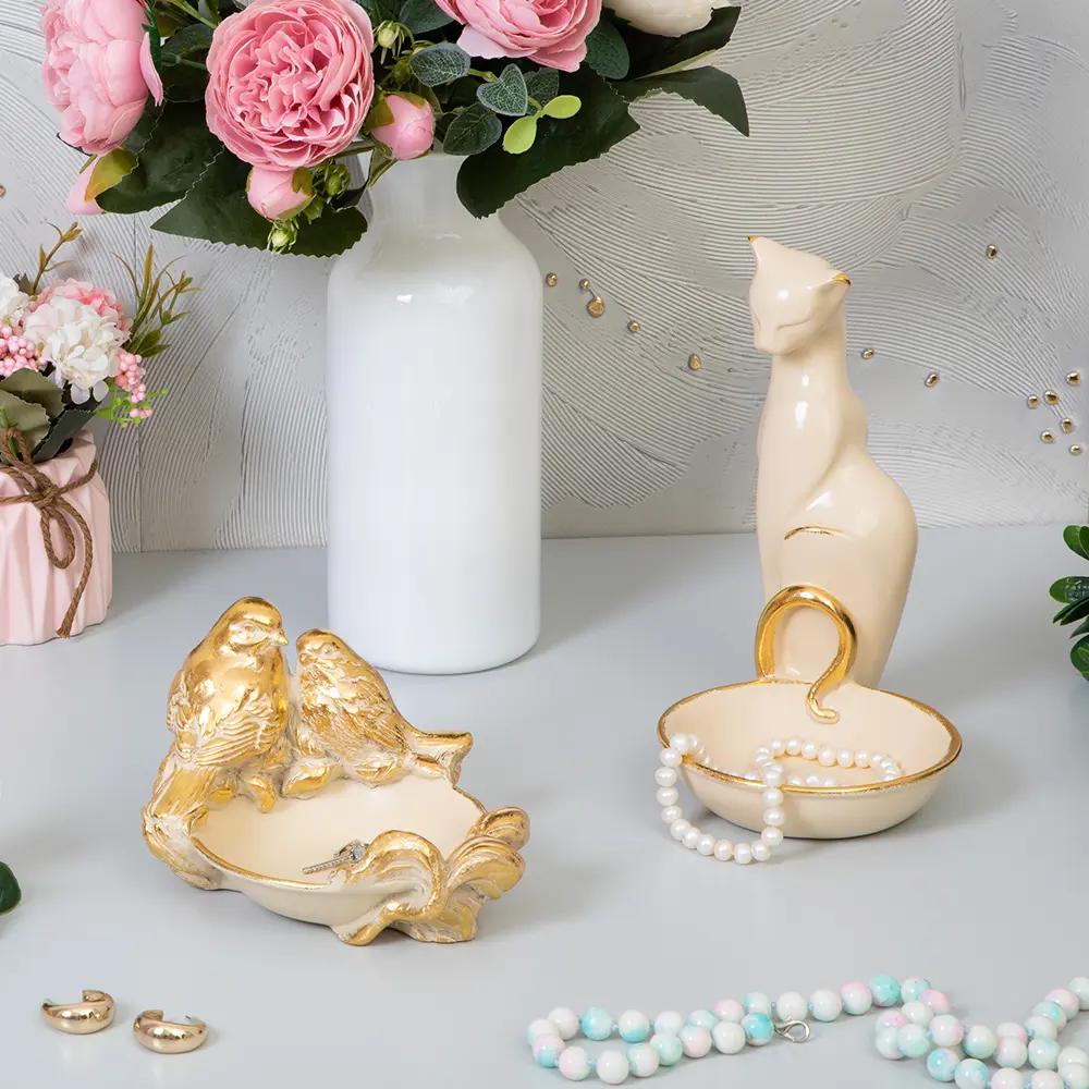 Фото 4 Подставка для украшений Bogacho 72031 кремовый Фото 4 Подставка для украшений Bogacho 72031 кремовый