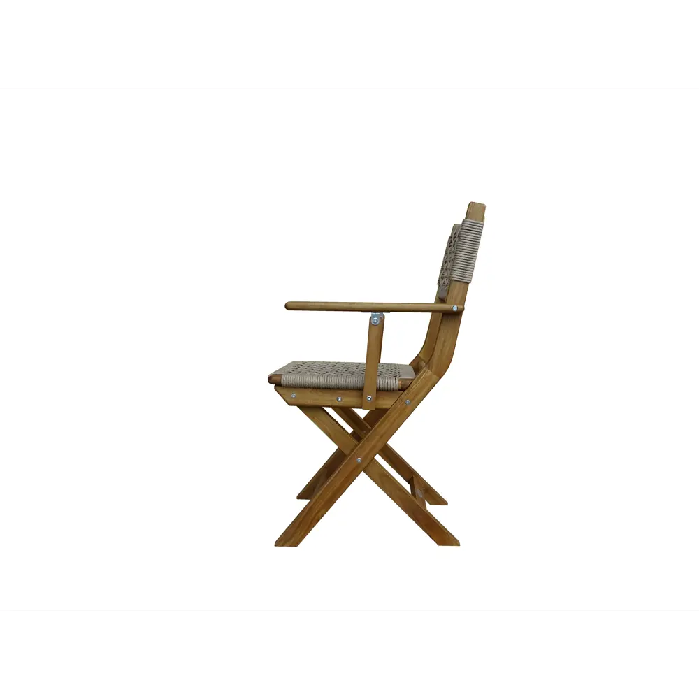 Фото 2 Стул садовый складной Joygarden CALISTO 52.4 см x 56.5 см x 87 см акация, веревка коричневый 2 шт Фото 2 Стул садовый складной Joygarden CALISTO 52.4 см x 56.5 см x 87 см акация, веревка коричневый 2 шт