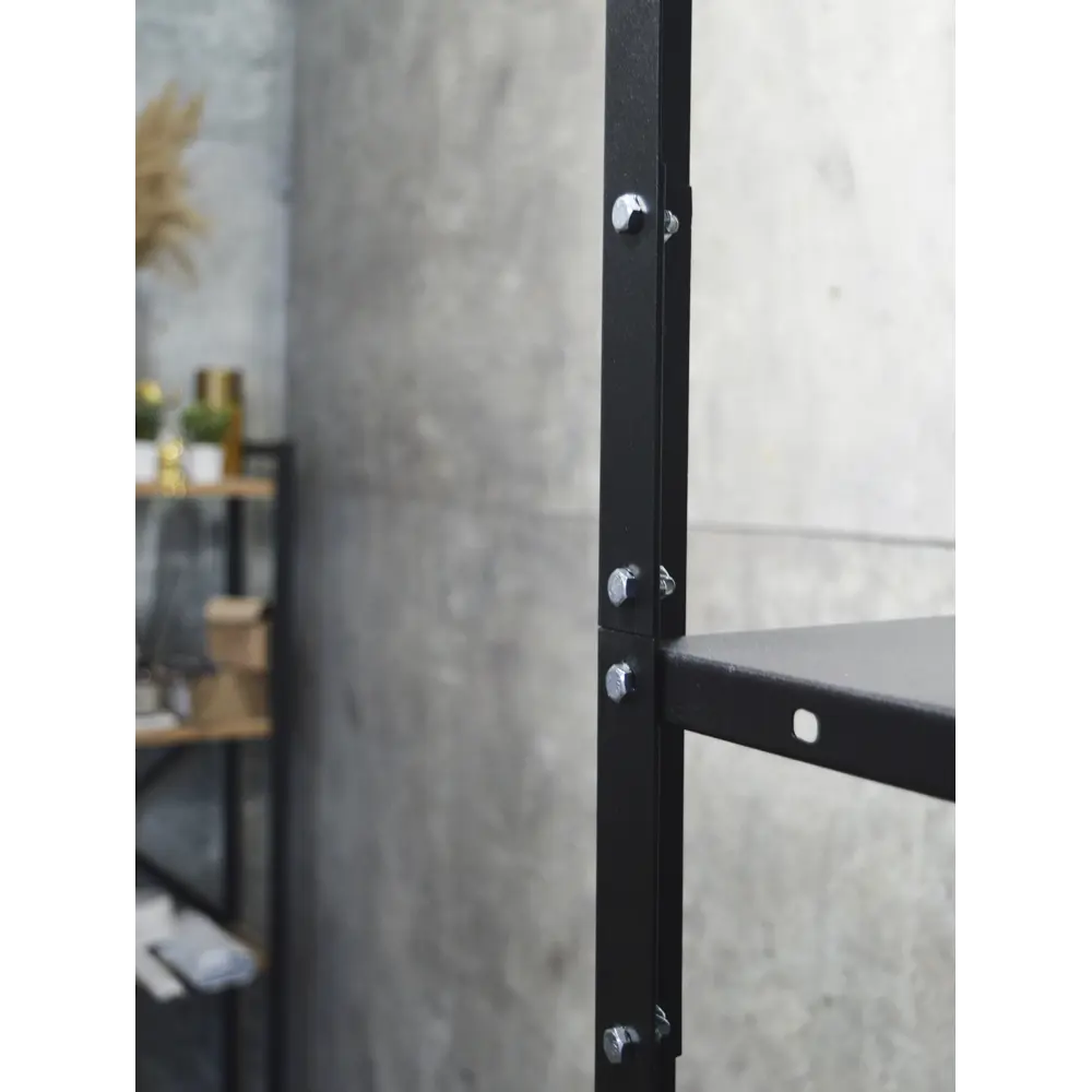 Фото 14 Стеллаж металлический Blacksteelone 6 полок 100x200x30 см нагрузка до 100 кг металл цвет черный Фото 14 Стеллаж металлический Blacksteelone 6 полок 100x200x30 см нагрузка до 100 кг металл цвет черный