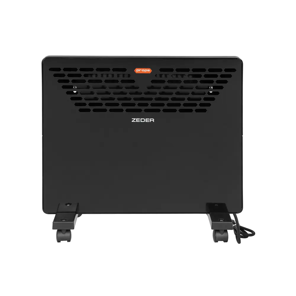 Фото 2 Конвектор электрический Zeder 10MX-11 с механическим термостатом 1000 Вт черный