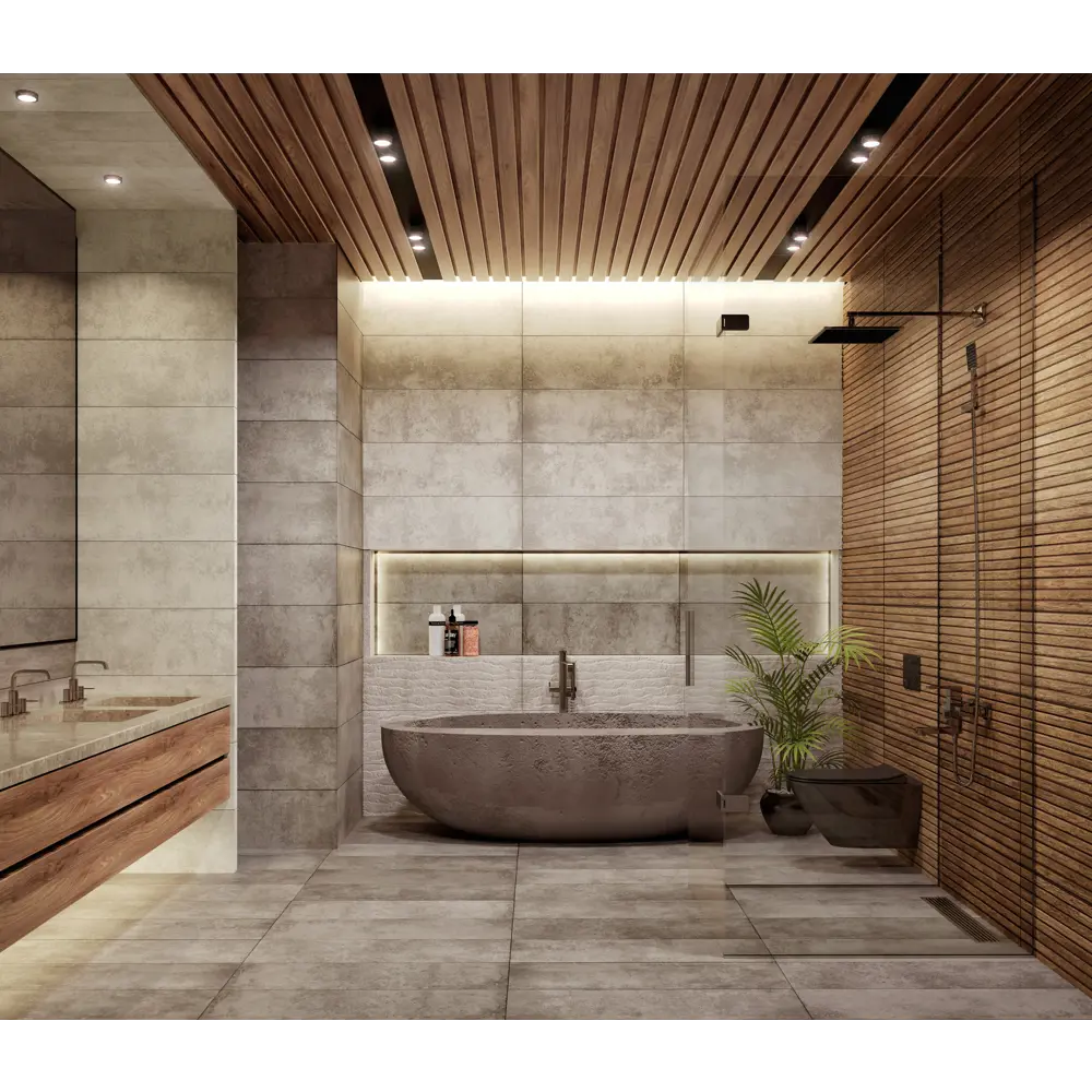 Фото 5 Керамическая плитка Eurotile Baltimore 754 32.5x100см цвет серый/серебристый Фото 5 Керамическая плитка Eurotile Baltimore 754 32.5x100см цвет серый/серебристый