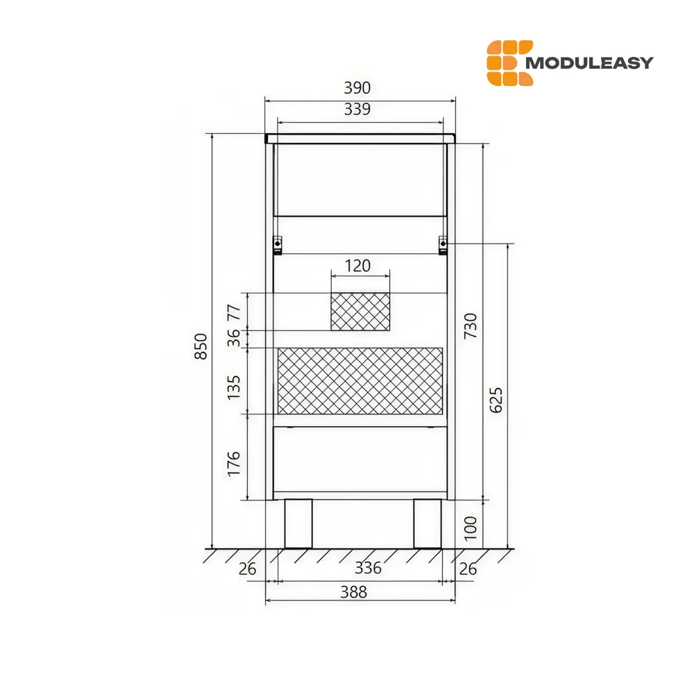 Фото 9 Тумба с раковиной в ванную напольная Moduleasy Liana R 40х20 см цвет Дуб Сонома Фото 9 Тумба с раковиной в ванную напольная Moduleasy Liana R 40х20 см цвет Дуб Сонома