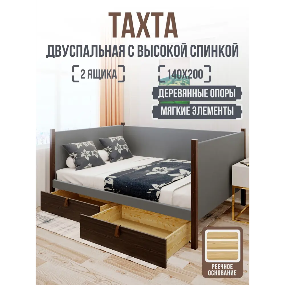 Фото Кровать Solarius Классика tahta-spin-obiv-rs15-140-200ven-2yash 150x101x210 см дерево цвет светло-серый венге Фото Кровать Solarius Классика tahta-spin-obiv-rs15-140-200ven-2yash 150x101x210 см дерево цвет светло-серый венге