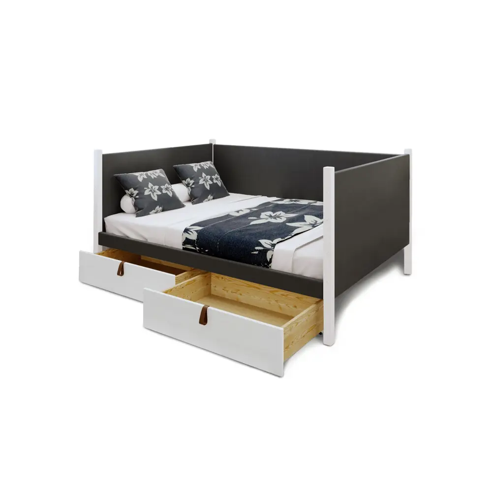 Фото 2 Кровать Solarius Классика tahta-spin-obiv-rs17-120-200bel-2yash 130x101x210 см дерево цвет темно-серый белый Фото 2 Кровать Solarius Классика tahta-spin-obiv-rs17-120-200bel-2yash 130x101x210 см дерево цвет темно-серый белый