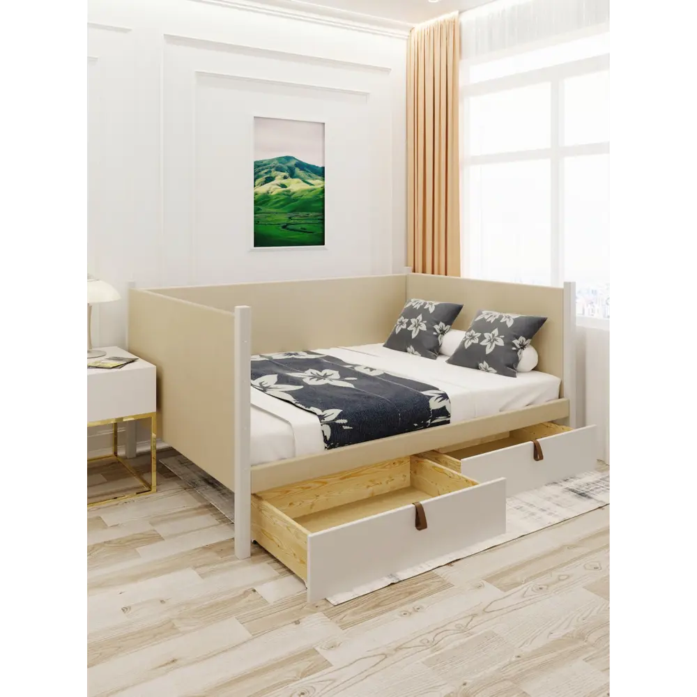Фото 6 Кровать Solarius Классика tahta-spin-obiv-rs3-120-200plat-2yash 130x101x210 см дерево цвет бежевый платиновый Фото 6 Кровать Solarius Классика tahta-spin-obiv-rs3-120-200plat-2yash 130x101x210 см дерево цвет бежевый платиновый