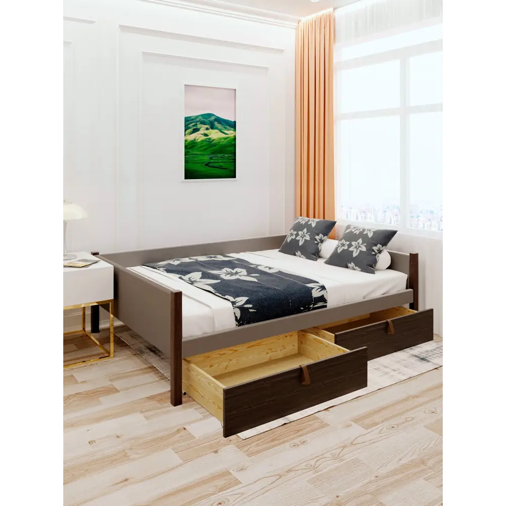 Фото 6 Кровать Solarius Классика tahta-obiv-rs15-120-200ven-full-2yash 130x63x210 см дерево цвет светло-серый венге Фото 6 Кровать Solarius Классика tahta-obiv-rs15-120-200ven-full-2yash 130x63x210 см дерево цвет светло-серый венге