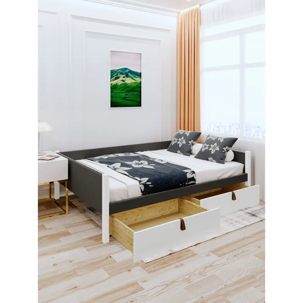 Фото 6 Кровать Solarius Классика tahta-obiv-rs17-140-200bel-full-2yash 150x63x210 см дерево цвет темно-серый белый Фото 6 Кровать Solarius Классика tahta-obiv-rs17-140-200bel-full-2yash 150x63x210 см дерево цвет темно-серый белый