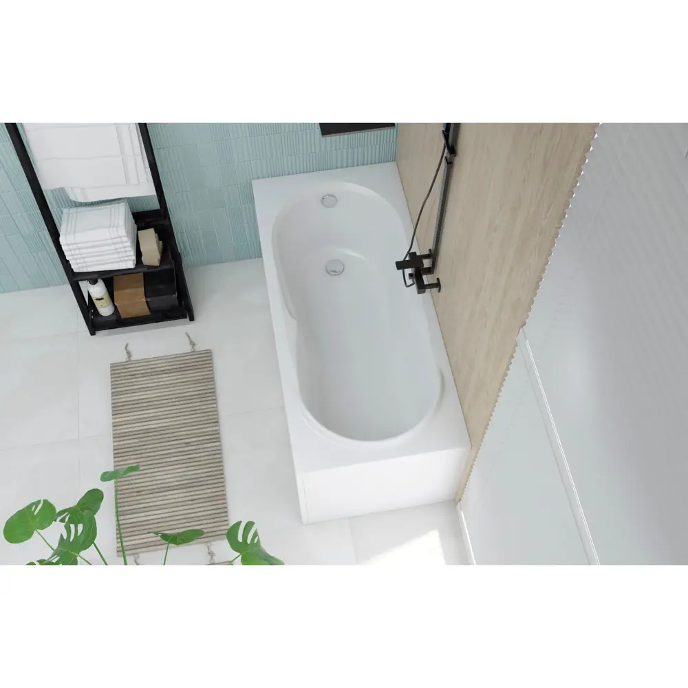 Фото 6 Ванна Lavinia Boho Bristol 20220980R 170x75 см акриловая с каркасом, сливом-переливом и подголовниками Фото 6 Ванна Lavinia Boho Bristol 20220980R 170x75 см акриловая с каркасом, сливом-переливом и подголовниками