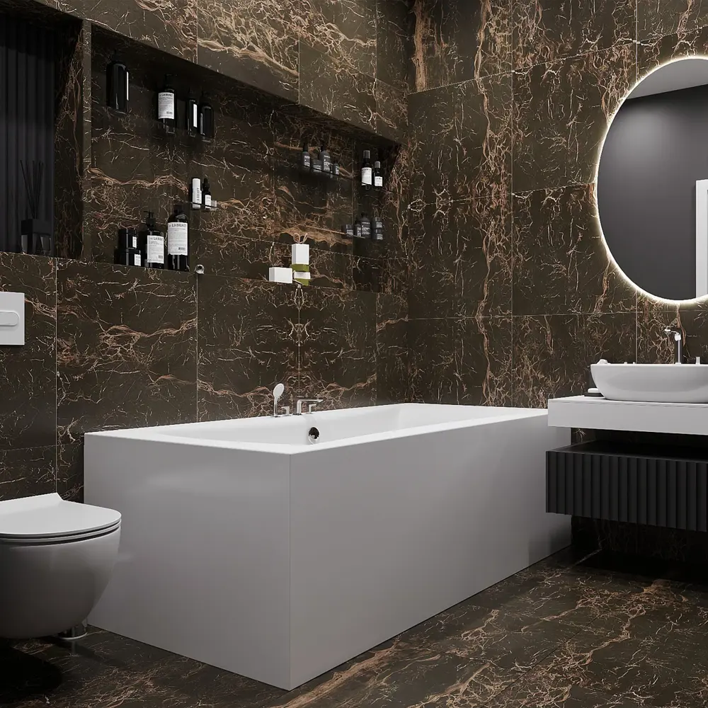 Фото 6 Ванна Lavinia Boho Pure 20220942R 180x80 см акриловая с каркасом, сливом-переливом и подголовниками