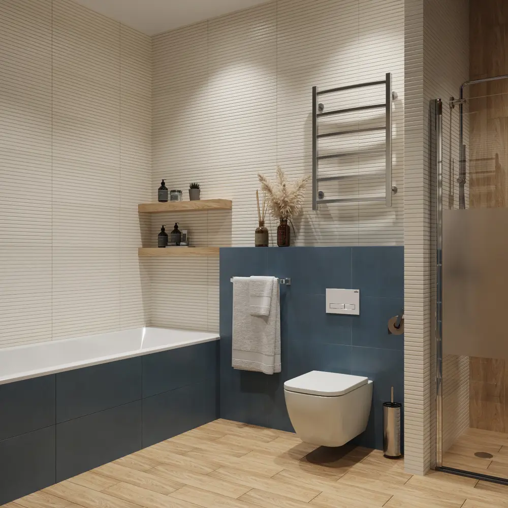 Фото 5 Ванна Lavinia Boho One 20221242R 180x80 см акриловая с подвесным унитазом, инсталляцией и раковиной в комплекте