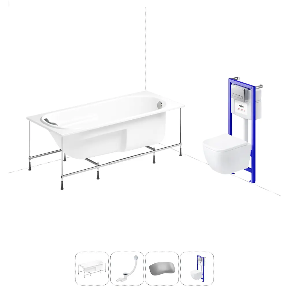 Фото Ванна угловая Lavinia Boho Grance Hill 20221170R правая 170x105 см акриловая с подвесным унитазом и инсталляцией Фото Ванна угловая Lavinia Boho Grance Hill 20221170R правая 170x105 см акриловая с подвесным унитазом и инсталляцией