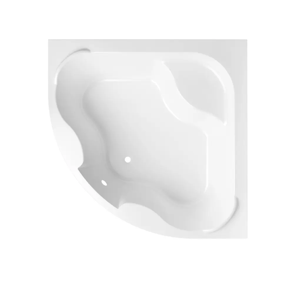 Фото 2 Ванна угловая Lavinia Boho Elegant 20221035R 150x150 см акриловая с каркасом, сливом-переливом и подголовниками