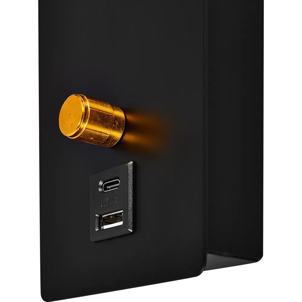 Фото 3 Настенный светильник светодиодный Freya Sol FR5346WL-L5BBZ 7 Вт USB цвет черный/латунь Фото 3 Настенный светильник светодиодный Freya Sol FR5346WL-L5BBZ 7 Вт USB цвет черный/латунь
