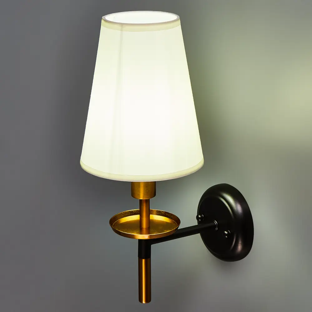 Фото 2 Настенный светильник Arte Lamp Riccardo под лампу цвет черный Фото 2 Настенный светильник Arte Lamp Riccardo под лампу цвет черный