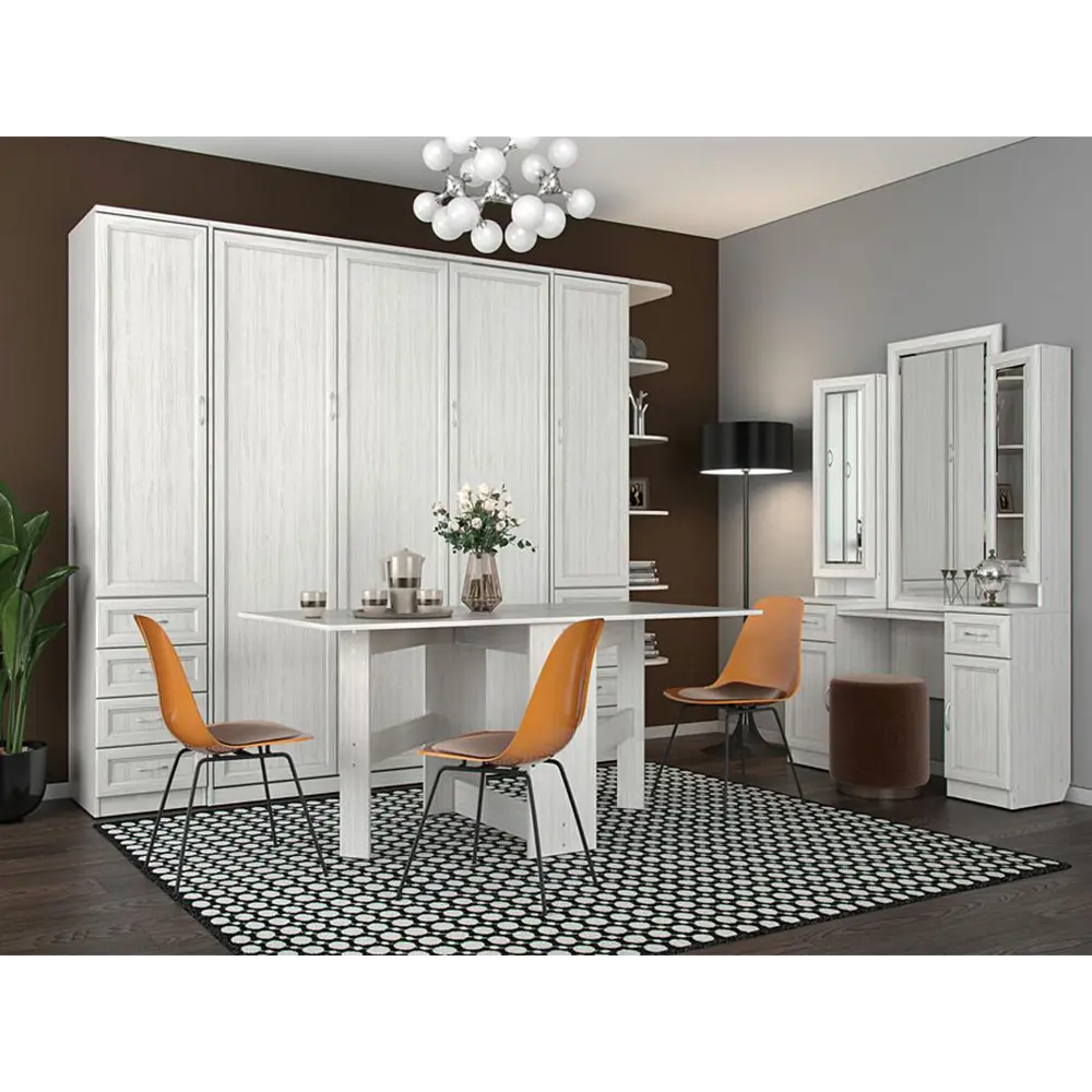 Фото 4 Туалетный столик Уют сервис 119x188x37 цвет белый 107320 Фото 4 Туалетный столик Уют сервис 119x188x37 цвет белый 107320