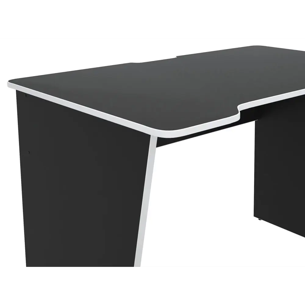 Фото 4 Стол компьютерный Мдк Вектор 112x74x73 см ЛДСП цвет черный/белый Фото 4 Стол компьютерный Мдк Вектор 112x74x73 см ЛДСП цвет черный/белый