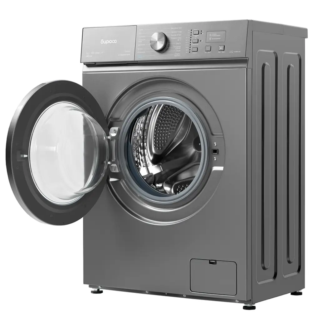 Фото 2 Отдельно стоящая стиральная машина Бирюса Wm-sm510_08 m 59.5x85x44 см 5 кг цвет металл