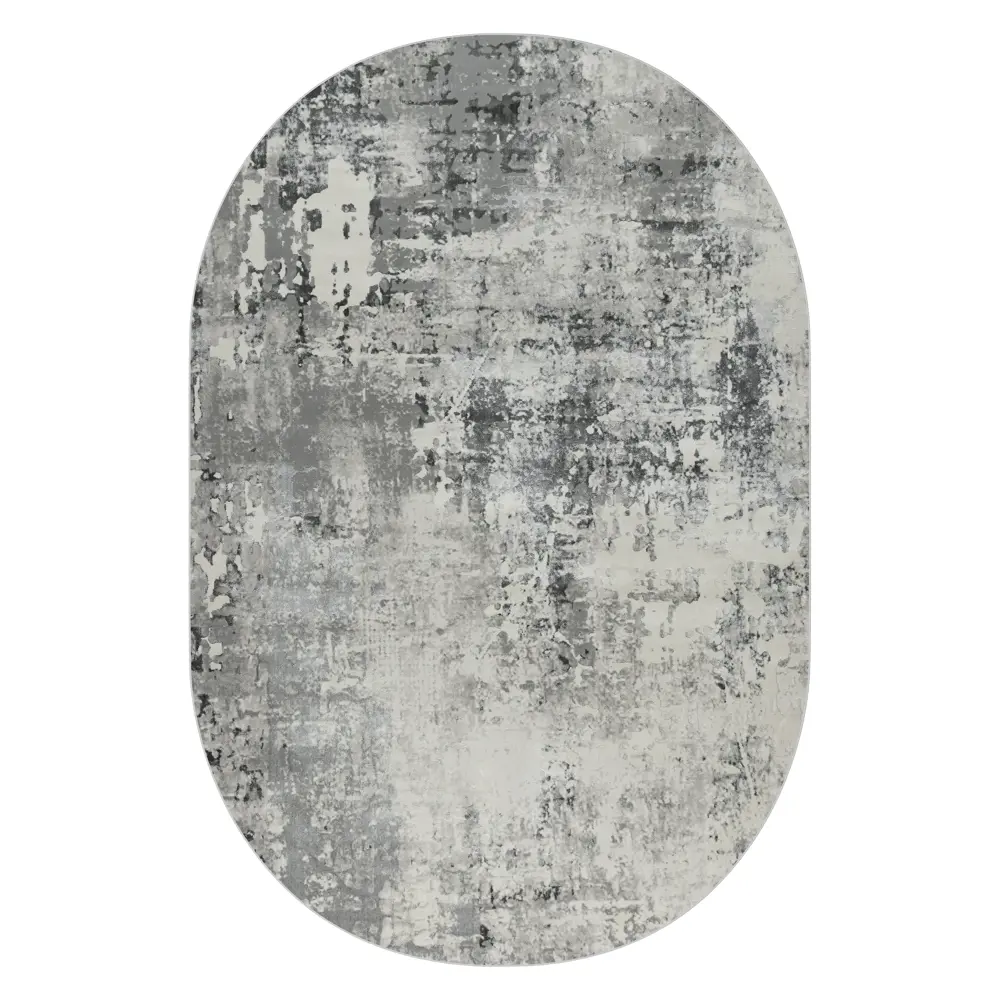 Фото 2 Ковер Avalon Carpet Amber 36540A Grey L.Grey овал 150x300 см полипропилен