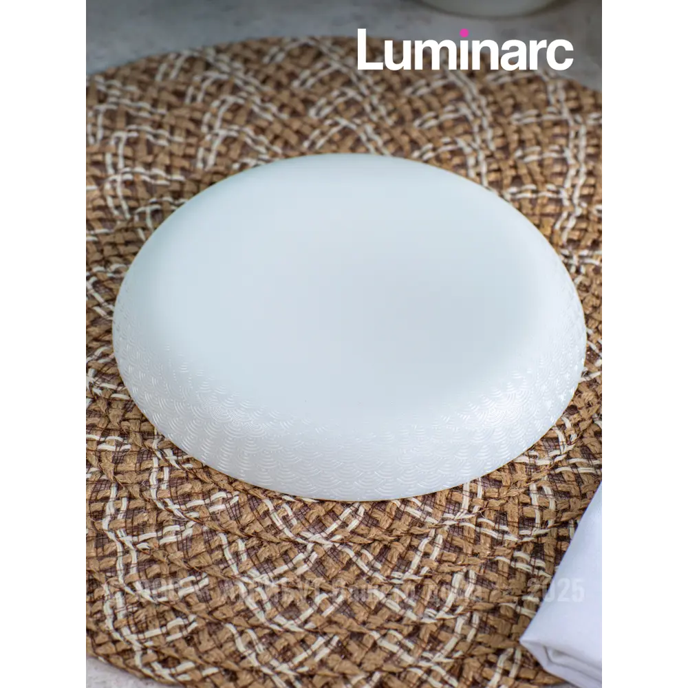 Фото 5 Тарелка 21 см Luminarc Q1906-4ECOM Стекло цвет белый Фото 5 Тарелка 21 см Luminarc Q1906-4ECOM Стекло цвет белый