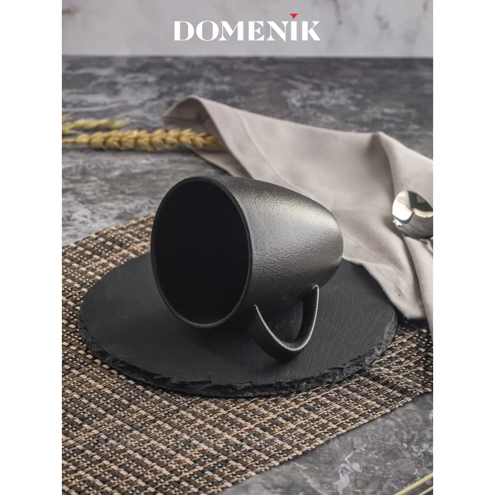 Фото 3 Кружка 360 мл Domenik Набор кружек rock black 360мл 2шт DM8025-2ECOM фарфор цвет черный 2 шт Фото 3 Кружка 360 мл Domenik Набор кружек rock black 360мл 2шт DM8025-2ECOM фарфор цвет черный 2 шт