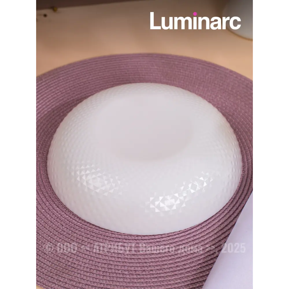 Фото 5 Тарелка 25 см Luminarc Q1934-4ECOM Стекло цвет белый Фото 5 Тарелка 25 см Luminarc Q1934-4ECOM Стекло цвет белый