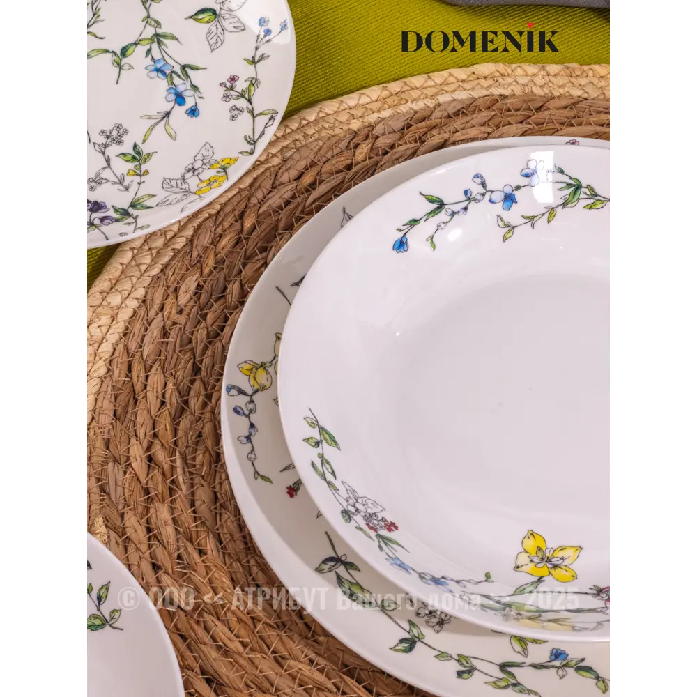 Фото 7 Столовый сервиз Domenik Набор столовый WILD BOTANICALS на 4 персоны 16 предметов 16 предметов 4 персон фарфор цвет Разноцветный Фото 7 Столовый сервиз Domenik Набор столовый WILD BOTANICALS на 4 персоны 16 предметов 16 предметов 4 персон фарфор цвет Разноцветный