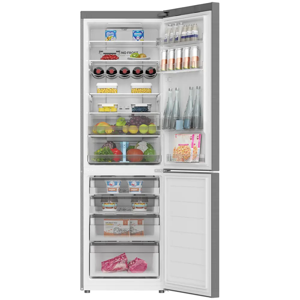 Фото 4 Холодильник Haier C2F636CFFDU1 59.5x190.5 см цвет серебристый Фото 4 Холодильник Haier C2F636CFFDU1 59.5x190.5 см цвет серебристый