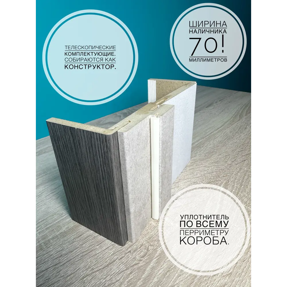 Фото 11 Комплект межкомнатной двери Wanmark D29 остеклённая 200x90см ПВХ цвет белый бланко с коробом и наличниками Фото 11 Комплект межкомнатной двери Wanmark D29 остеклённая 200x90см ПВХ цвет белый бланко с коробом и наличниками