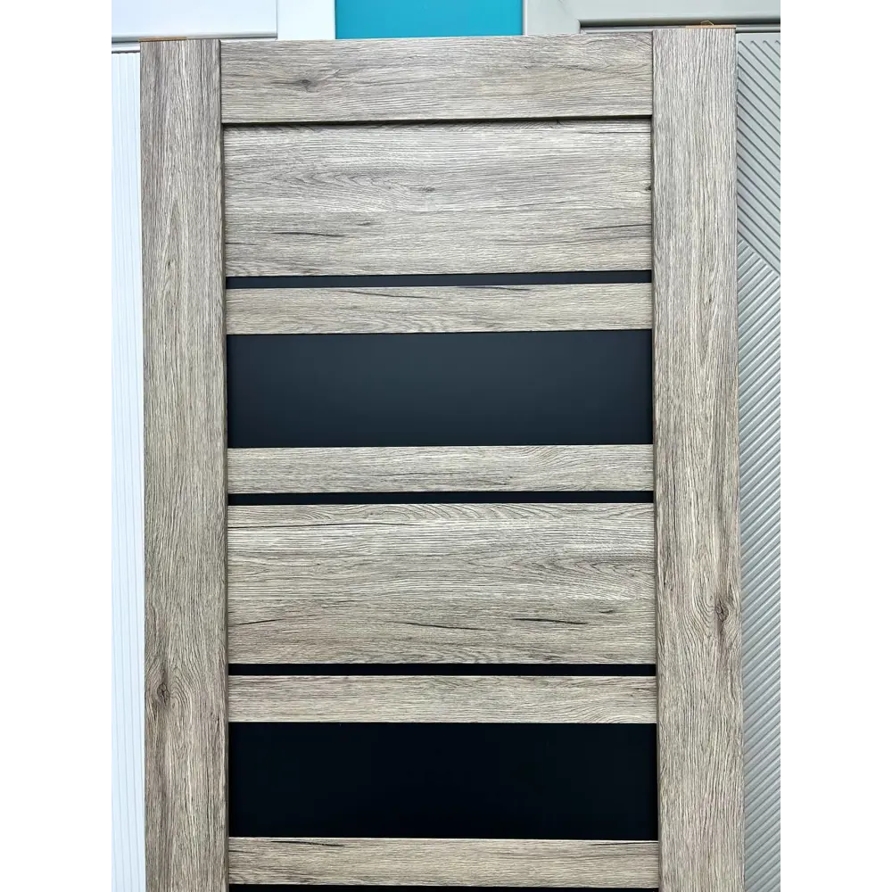 Фото 7 Комплект межкомнатной двери Wanmark D29 остеклённая 190x55см ПВХ цвет рустик пепельный с коробом и наличниками Фото 7 Комплект межкомнатной двери Wanmark D29 остеклённая 190x55см ПВХ цвет рустик пепельный с коробом и наличниками