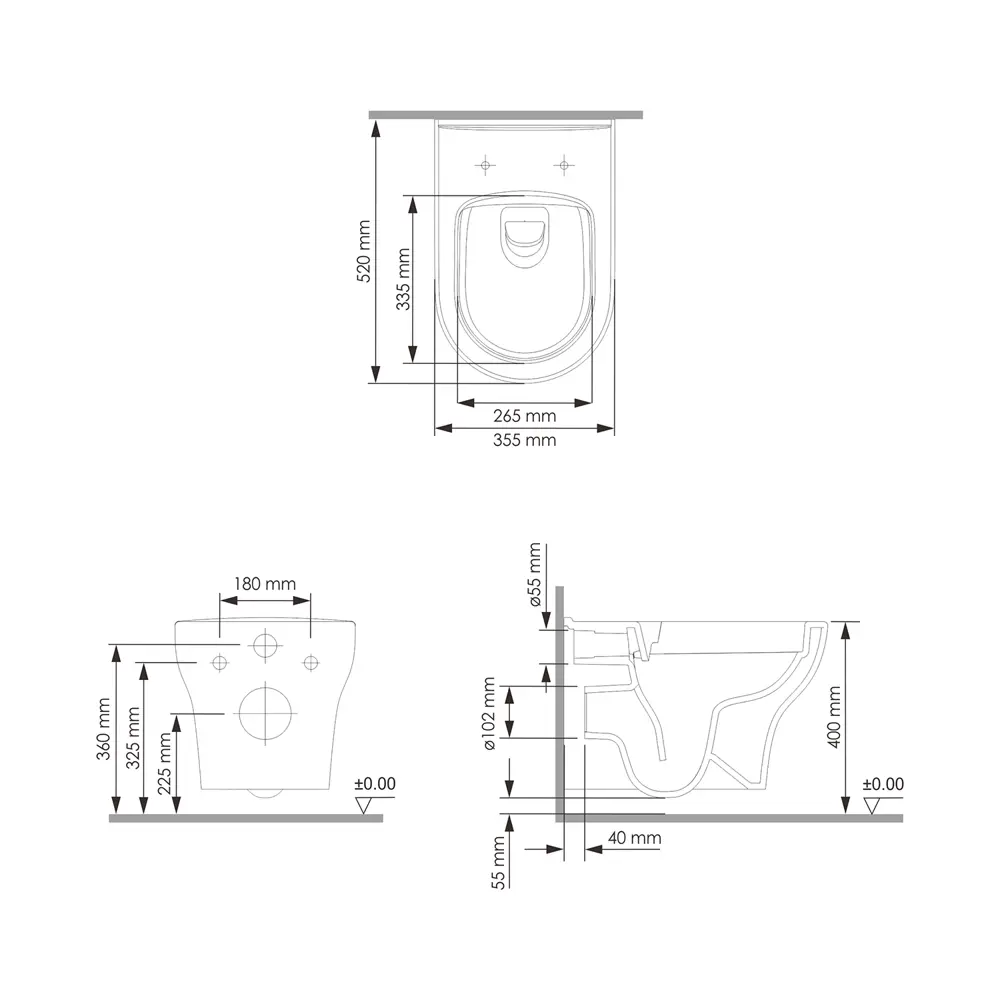 Фото 5 Унитаз подвесной WasserKraft Berkel H001.E034 безободковый с сиденьем микролифт Фото 5 Унитаз подвесной WasserKraft Berkel H001.E034 безободковый с сиденьем микролифт