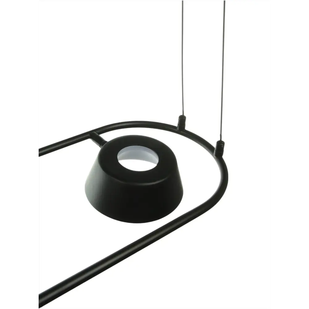 Фото 7 Люстра подвесная светодиодная Bayerlux 10386064 3 м² нейтральный белый свет цвет черный